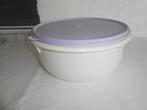 Tupperware Mixkom 3L Hoogte 11cm Ø 24,5cm Wit/Paars NIEUW, Ophalen of Verzenden, Nieuw, Paars, Bak of Kom