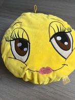 Gele Smiley Kussen, Ophalen of Verzenden, Gebruikt, Geel, Rond