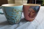 5 mokken douwe egberts oude meesters  v.Gogh,schip,parel, Huis en Inrichting, Keuken | Servies, Verzenden, Aardewerk, Overige stijlen