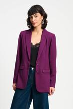 Blazer chloe plum pom amsterdam M, Kleding | Dames, Maat 38/40 (M), Paars, Ophalen of Verzenden, Zo goed als nieuw