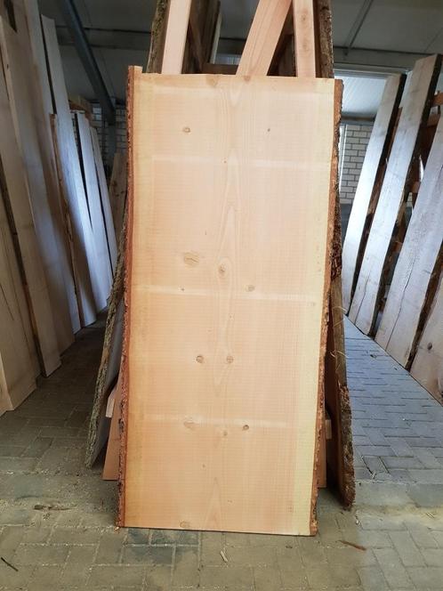 Douglas boomschorsplanken KD 8% gedroogd, Tuin en Terras, Tuintafels, Nieuw, Hout, Ophalen
