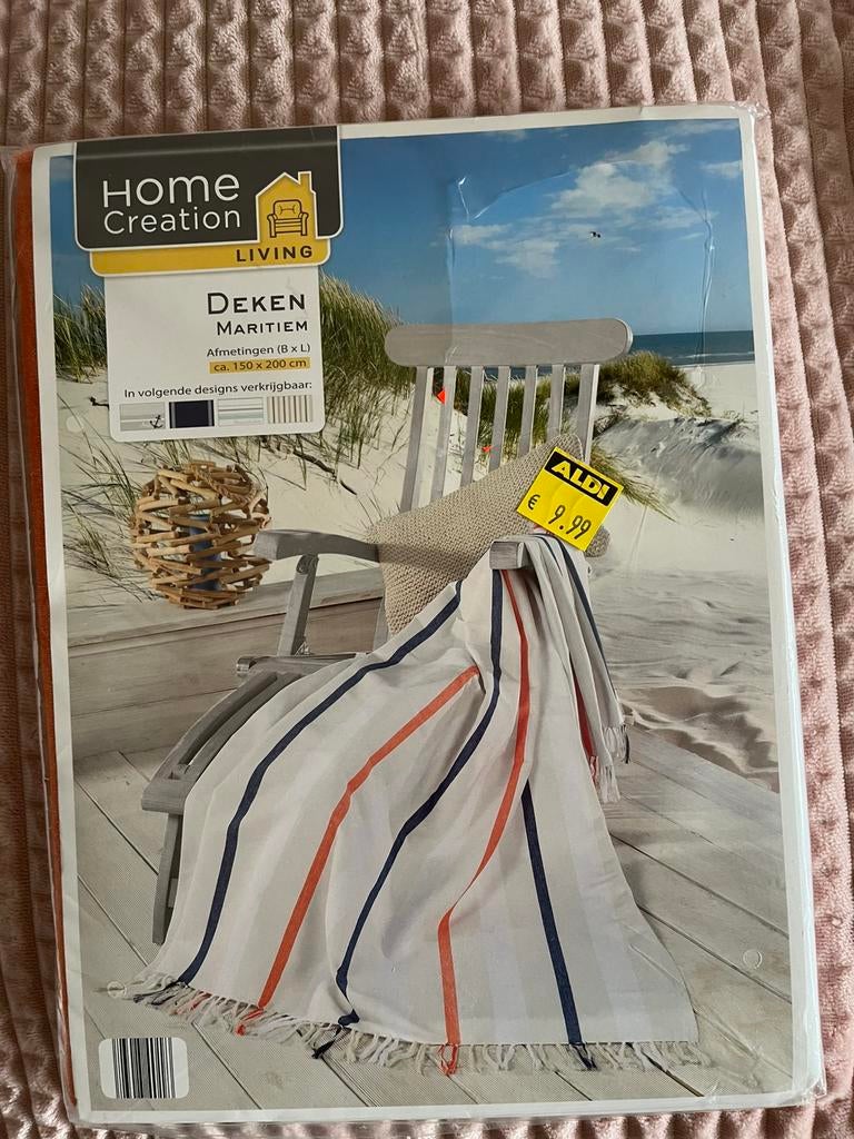 Katoenen deken, Ophalen of Verzenden, Nieuw, Eenpersoons, Deken of Dekbed