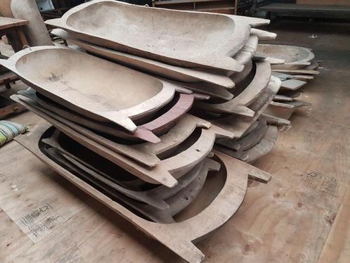 OUDE HOUTEN TROGGEN, BAKKEN! WOOD AND STONES!, Antiek en Kunst, Curiosa en Brocante, Ophalen of Verzenden