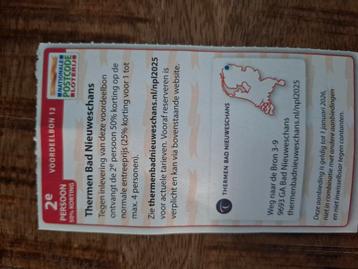 bad nieuweschans 50% korting 2 pers beschikbaar voor biedingen