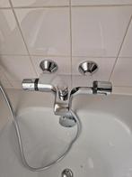 Gebruikte badkraan met douchekop, Doe-het-zelf en Verbouw, Sanitair, Ophalen, Gebruikt, Chroom, Kraan