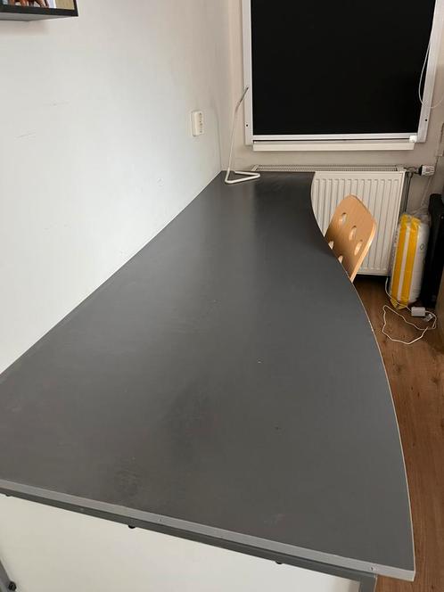 Bureaublad golfvorm en losse plank, Huis en Inrichting, Bureaus, Gebruikt, Bureau, Ophalen of Verzenden