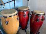 Meinl Marathon 10”/11” Conga’s + Sonor Champion 12.5” Tumba, Trommel, Gebruikt, Ophalen of Verzenden