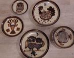 Set van 5 keramieken wandborden WAGNER, Antiek en Kunst, Antiek | Wandborden en Tegels, Ophalen of Verzenden