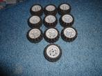 Partij W5=10x Lego technic wielen, Lego, Lego, Gebruikt, Lego