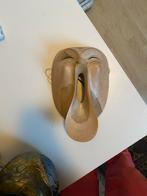Handgesneden Houten Masker - Decoratief Kunstobject, Ophalen of Verzenden