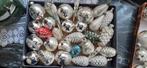Oude kerstballen., Gebruikt, Ophalen of Verzenden