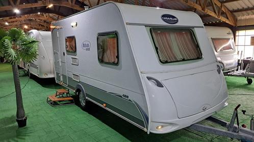 Caravelair Antares Luxe 426 Voortent/Luifel/stapelbed, Caravans en Kamperen, Caravans, Bedrijf, tot en met 6, 750 - 1000 kg, Treinzit