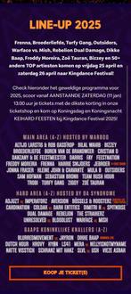 3 kaartjes te koop voor Kingdance zaterdag, Tickets en Kaartjes, Twee personen