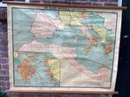 Schoolplaat, Antiek en Kunst, Antiek | Schoolplaten, Ophalen, Aardrijkskunde