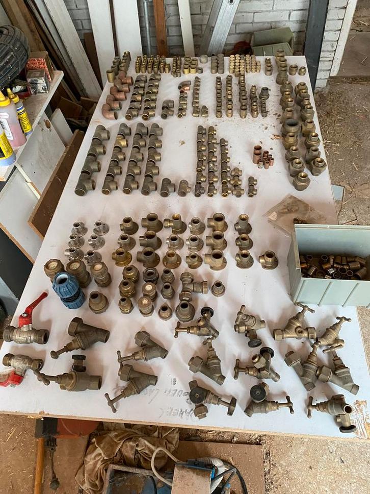296  stuks soldeer fittingen etc ., Doe-het-zelf en Verbouw, Sanitair, Nieuw, Ophalen of Verzenden