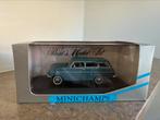 Opel Kadett A Caravan - blauw - Minichamps - Nieuw, Ophalen of Verzenden, Nieuw, Auto, MiniChamps