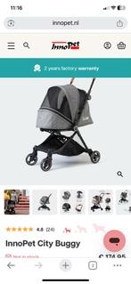 InnoPet Hondenbuggy Model City tot 11kg hong met regenhoes, Ophalen, Zo goed als nieuw