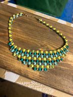 Zeer aparte ketting zgan, Sieraden, Tassen en Uiterlijk, Kettingen, Ophalen, Zo goed als nieuw, Overige materialen
