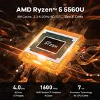 Beelink SER 5 Mini PC System:AMD Ryzen 5 5560U (4.0GHz), Nieuw, 16 GB, Met videokaart, 512 GB
