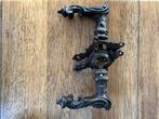 Gietijzeren deurklinken-set, Antiek en Kunst, Ophalen of Verzenden