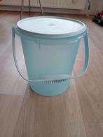 Tupperware Emmer met Deksel, Huis en Inrichting, Keuken | Tupperware, Ophalen of Verzenden, Zo goed als nieuw, Wit, Overige typen