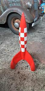 Grote kuifje raket decoratie beeld rocket, Ophalen, Zo goed als nieuw, Overige typen