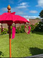 Zomerse tafel parasol passend bij Bali & Ibiza inrichting, Tuin en Terras, Nieuw, Ophalen of Verzenden, Minder dan 1 meter, Stokparasol