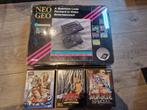 Neo geo aes boxed compleet met 3 games., Ophalen of Verzenden, Zo goed als nieuw