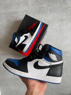 Air Jordan 1 High OG “Royal Toe” – Maat 46, Kleding | Heren, Schoenen, Blauw, Ophalen of Verzenden, Sneakers of Gympen, Gedragen