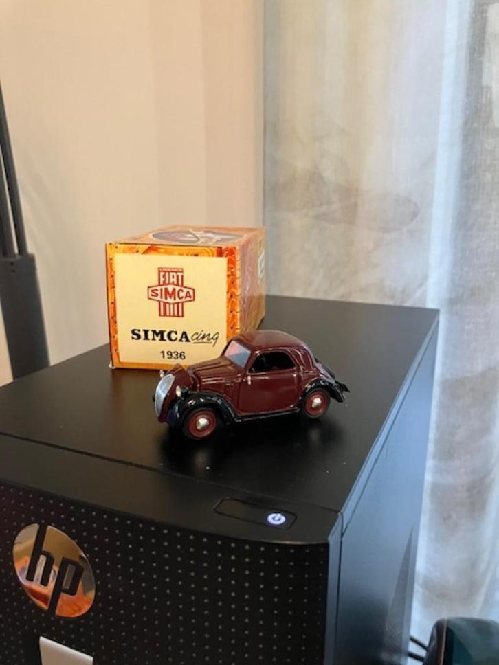 Simca Cinq  Norev   1:43, Hobby en Vrije tijd, Modelauto's | 1:43, Zo goed als nieuw, Auto, Norev, Ophalen of Verzenden