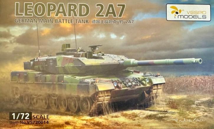 Coelianmodels, Vespid 720024, Leopard 2A7, 1/72, € 25,99, Hobby en Vrije tijd, Modelbouw | Auto's en Voertuigen, Nieuw, Tank, 1:50 of kleiner