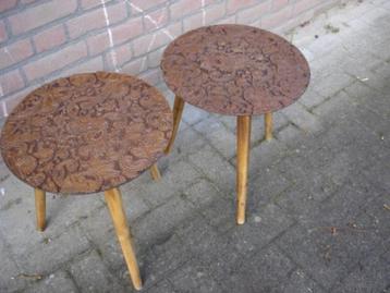 2 stuks Dutchbone Bijzettafel BY HAND Large