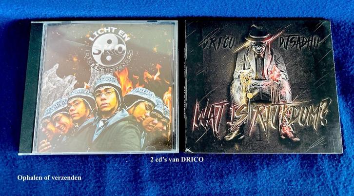 2x cd Drico 3Ko € 12,50 per stuk (of samen € 20), Cd's en Dvd's, Cd's | Hiphop en Rap, Zo goed als nieuw, Ophalen
