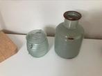 Groene decoratie, Ophalen of Verzenden, Minder dan 50 cm, Groen, Glas