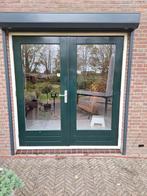 Tuin/Serre Deuren 200x211cm (bxh), Doe-het-zelf en Verbouw, Ophalen, Gebruikt, 120 cm of meer, 200 tot 215 cm