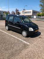 Opel Agila 1.2 I 16V 2003 Zwart, Auto's, Voorwielaandrijving, Stof, Zwart, Origineel Nederlands