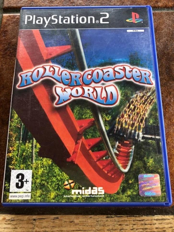 Rollercoaster World PS2, Spelcomputers en Games, Games | Sony PlayStation 2, Gebruikt, Strategie en Constructie, 1 speler, Vanaf 3 jaar