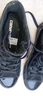 CONVERSE ALL STAR LEREN ENKELHOGE GYMPEN MAAT 37, Jongen of Meisje, Schoenen, Ophalen of Verzenden, Zo goed als nieuw