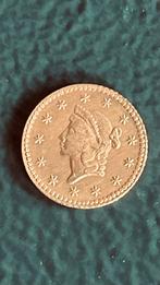 1853 Gouden Dollar - Noord-Amerika, Ophalen of Verzenden, Noord-Amerika, Losse munt, Goud