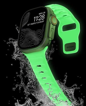 NOMAD - Sport Band Glow 2.0 - Apple Watch Ultra 1,2-9/8/7/6 beschikbaar voor biedingen
