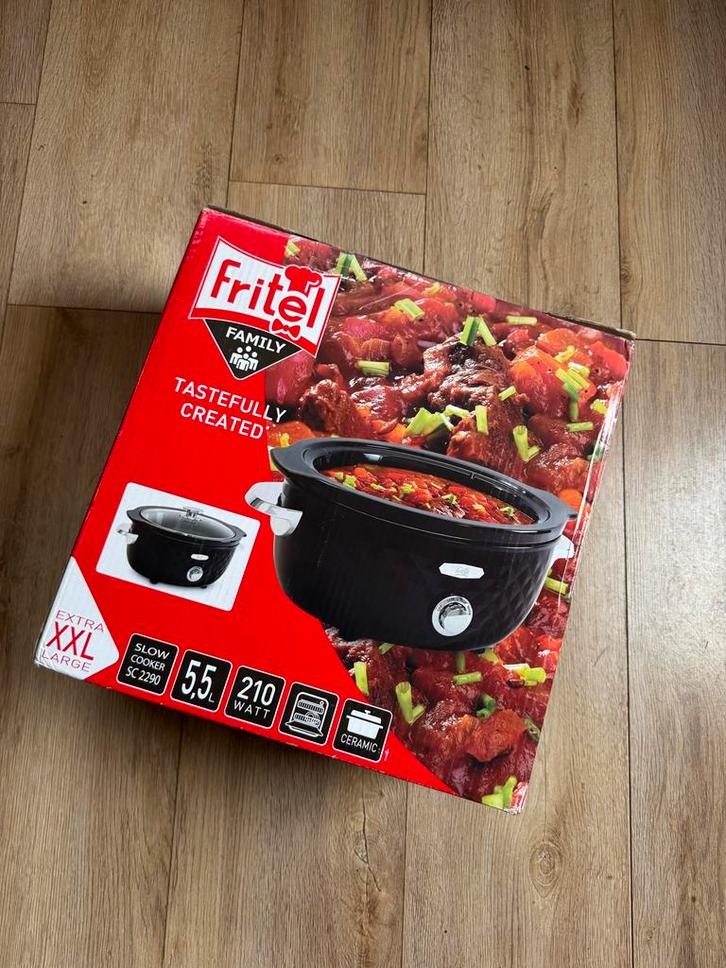 Fritel Slowcooker - Nieuw in doos!, Witgoed en Apparatuur, Slowcookers, Nieuw, Timer, Ophalen of Verzenden