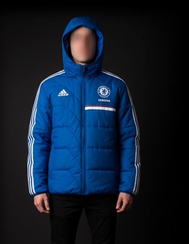Adidas Chelsea Jas - Maat M, Kleding | Heren, Jassen | Winter, Zo goed als nieuw, Maat 48/50 (M), Blauw, Ophalen of Verzenden