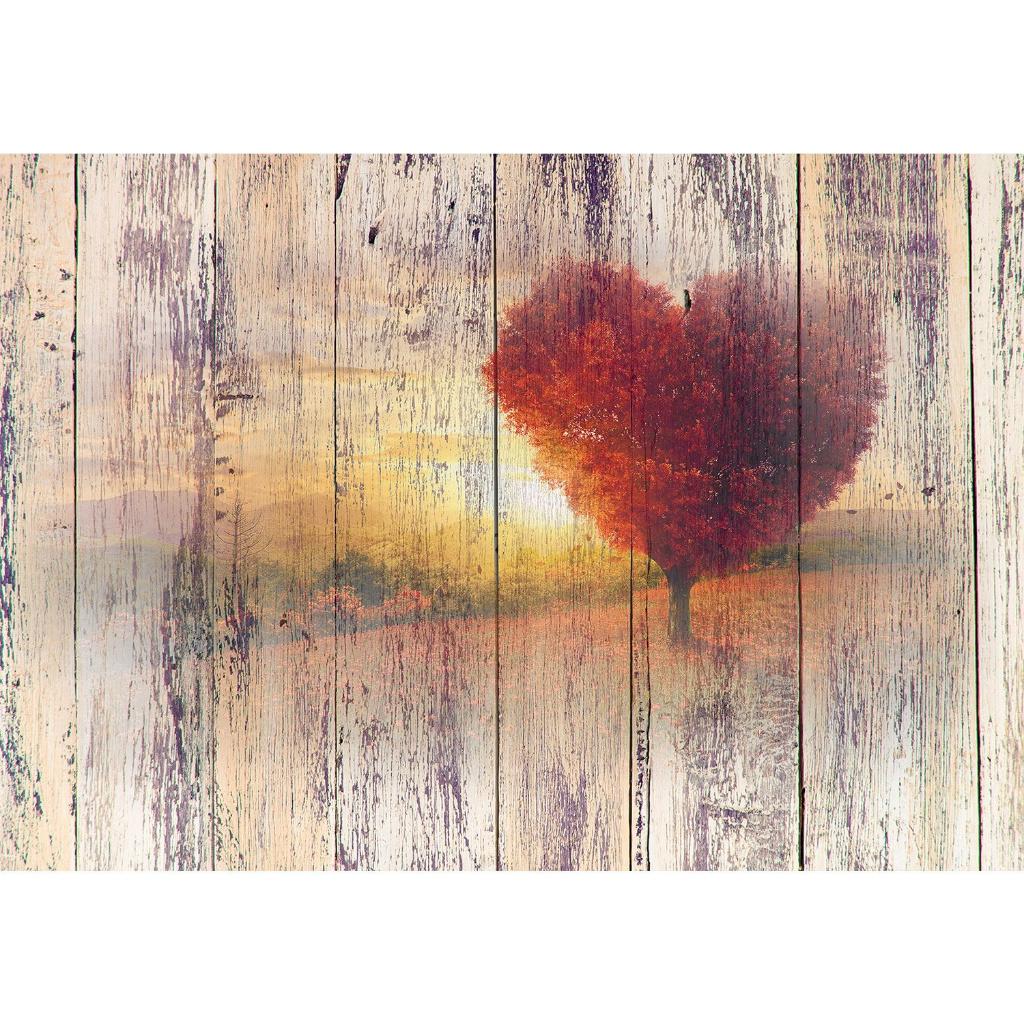 118 Hartje Boom Vlies Fotobehang 350x250cm in 3 maten Nieuw, Ophalen of Verzenden, Nieuw