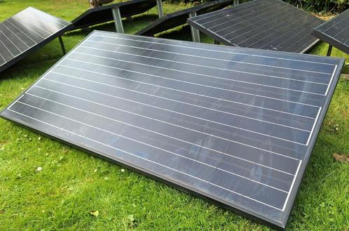 Zonnepaneel 200Wp (zwart), Doe-het-zelf en Verbouw, Elektra en Kabels, Gebruikt, Ophalen