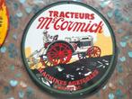 Emaille reclamebord mc cormick tractor, Ophalen of Verzenden, Gebruikt, Reclamebord