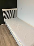 Eenpersoonsbed IKEA, Huis en Inrichting, 90 cm, Gebruikt, Eenpersoons, Wit