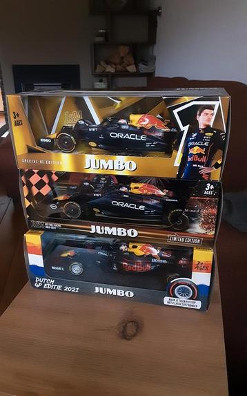 3x Max Verstappen Raceauto's - Nieuw in Doos! beschikbaar voor biedingen