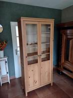 Vitrinekast met Glazen Deuren, Huis en Inrichting, Kasten | Vitrinekasten, Ophalen, 50 tot 100 cm, Zo goed als nieuw, 150 tot 200 cm