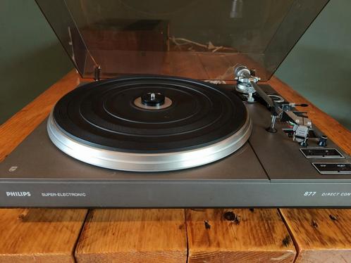 Philips Super Electronic 877 direct Control platenspeler., Audio, Tv en Foto, Platenspelers, Philips, Automatisch, Ophalen