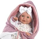 Llorens babypop soft body baby pop m slaapogen geluid speen, Spanje, Nieuw, Ophalen of Verzenden, Babypop